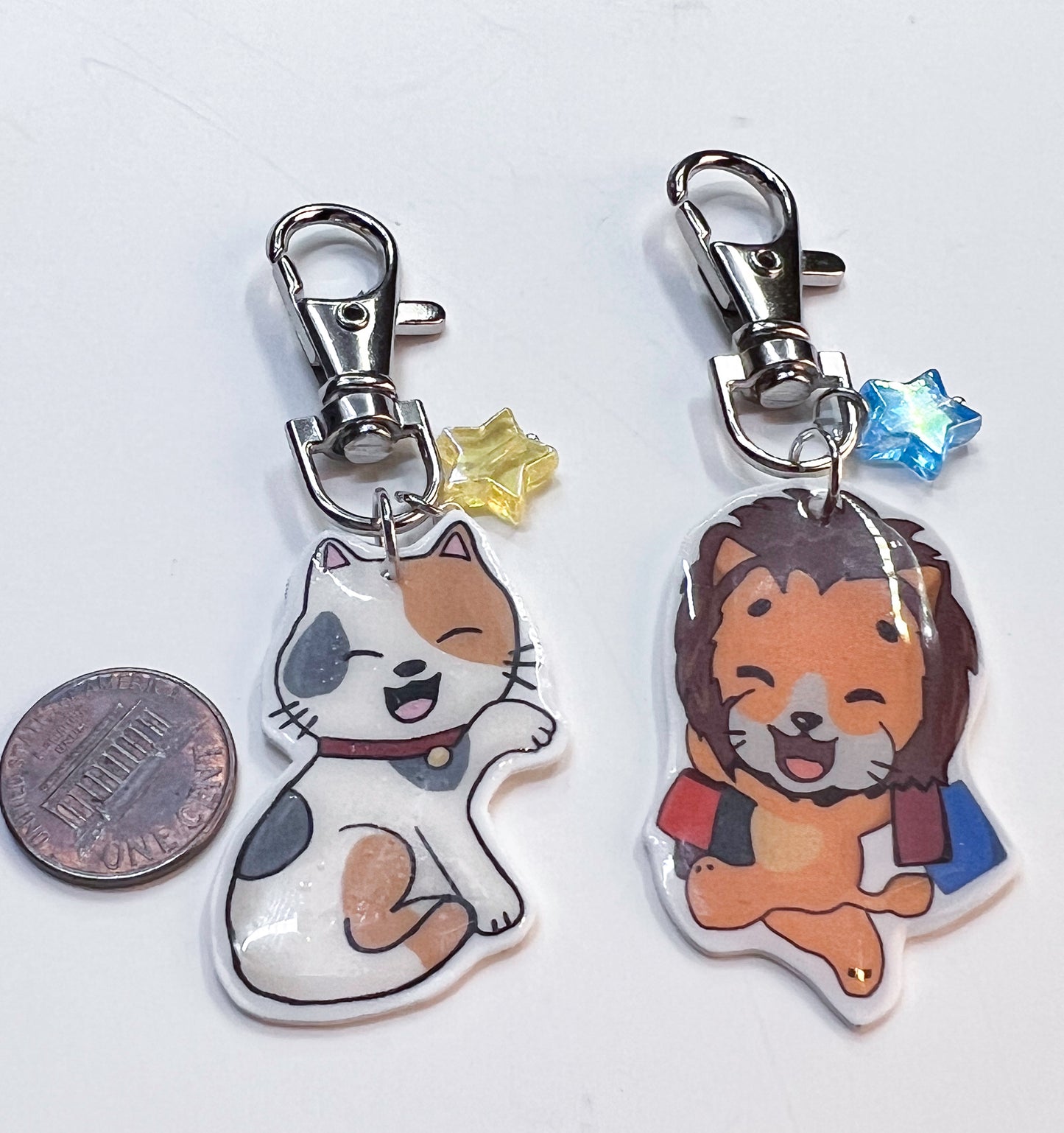 Don't Say No Leon and Pobphan Key Chains