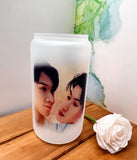 Love in the Air Inspired Can Style Glass Tumbler