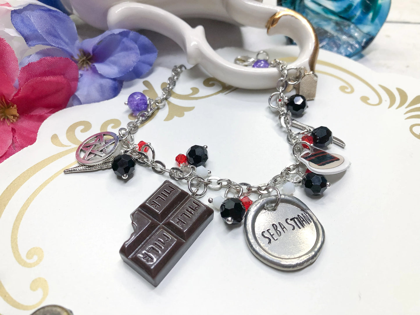 Black Butler Inspired Character Loaded Bracelets