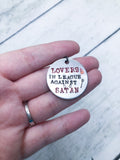 Lovers in League Against Satan Key Chain