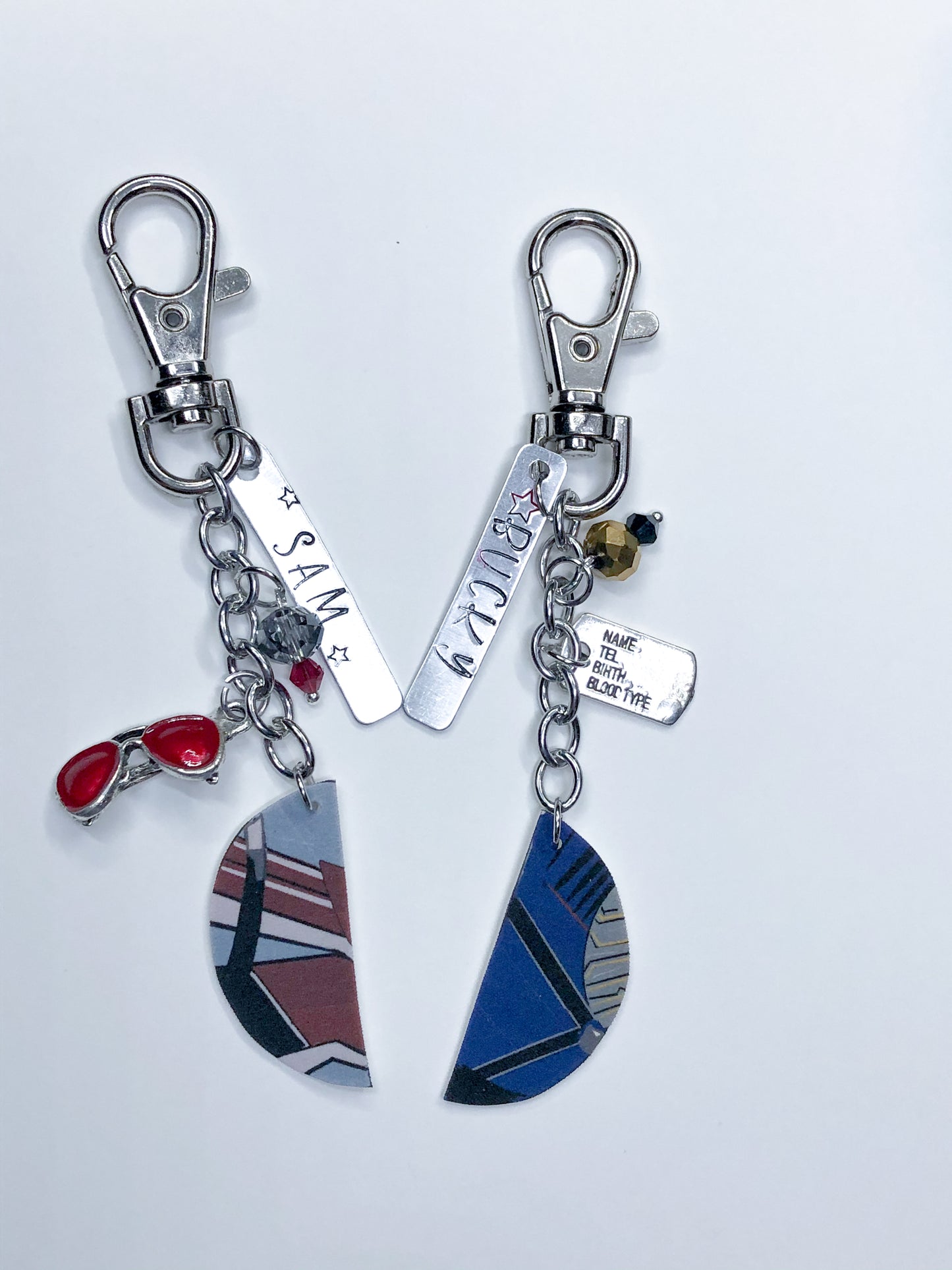 Falcon and Winter Soldier Bff Key Chains