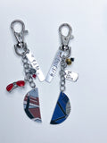 Falcon and Winter Soldier Bff Key Chains