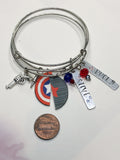 Winter Soldier Captain America Inspired Best Friend Bracelets