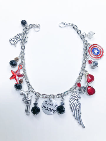 Falcon and Winter Soldier Inspired Loaded Bracelet