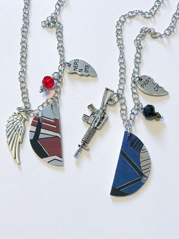 Falcon and Winter Soldier Inspired Best Friend Necklaces