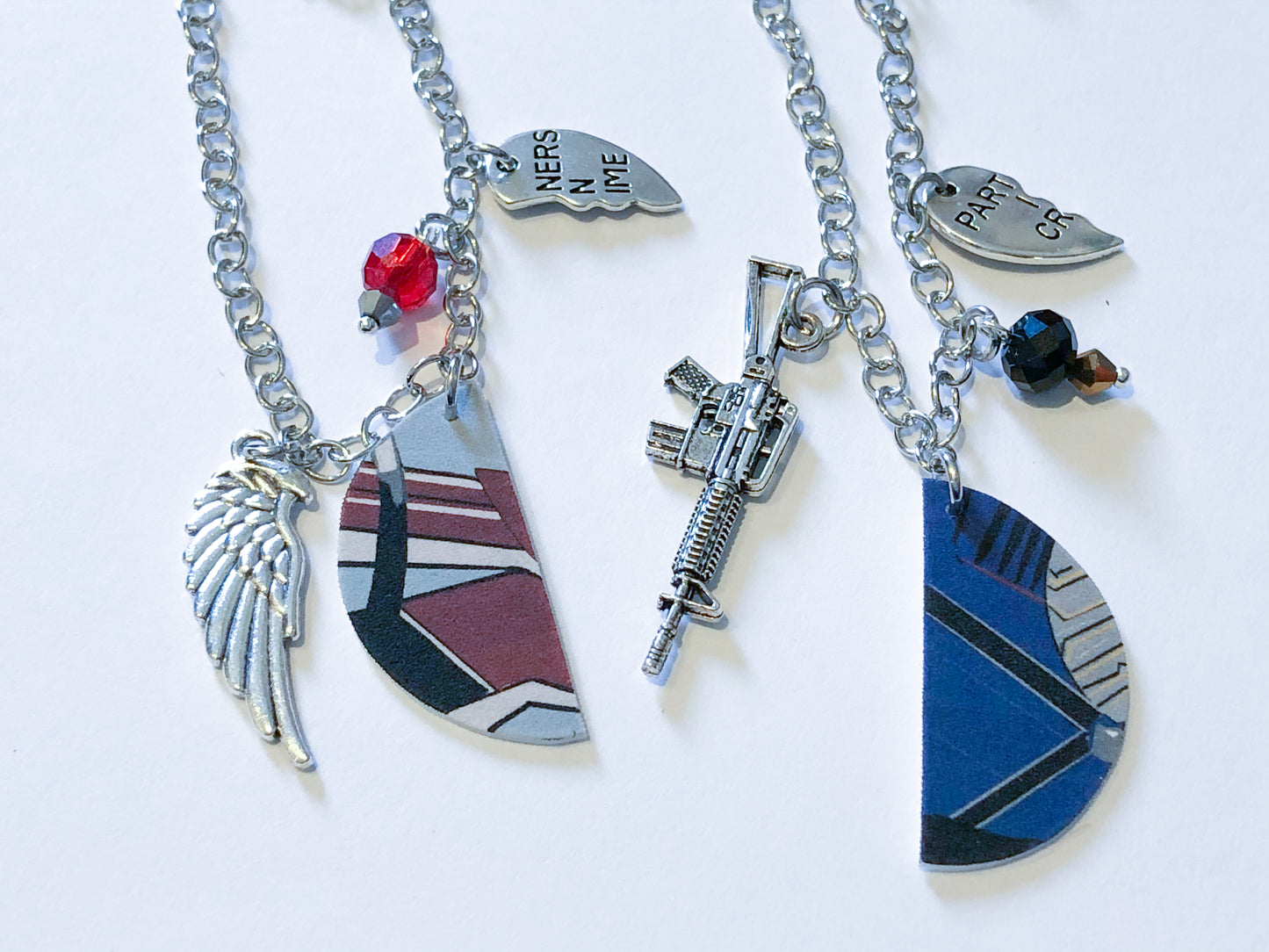 Falcon and Winter Soldier Inspired Best Friend Necklaces