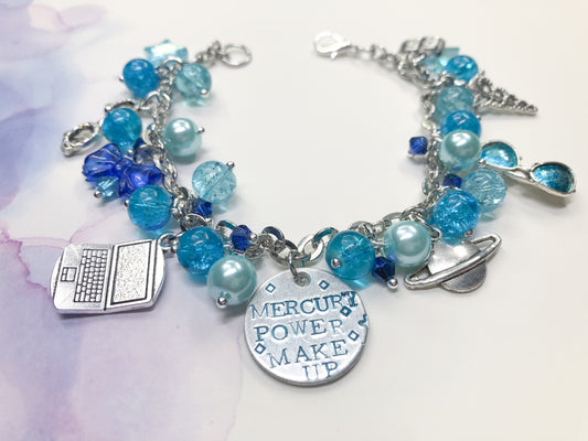 Sailor Mercury Loaded Charm Bracelet