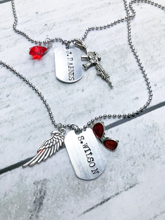 Falcon and Winter Soldier Inspired Dog Tags