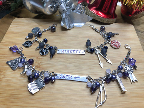 Hawkeye or Kate Inspired Loaded Bracelets