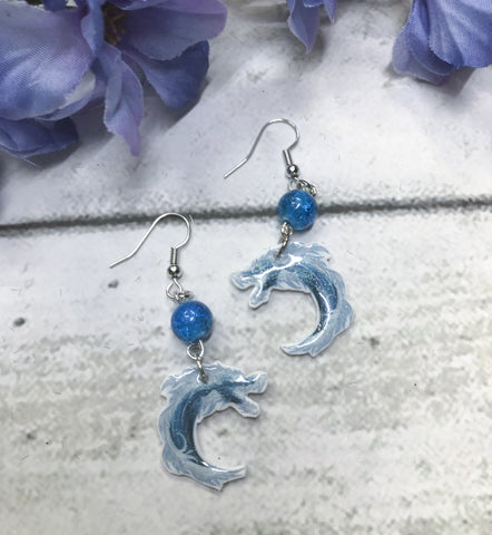 Tanjiro Water Dragon Earrings
