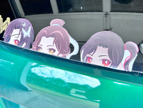 Heavens Blessing Character Inspired Peeker Stickers