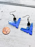 Nightwing Acrylic Earrings
