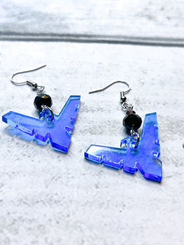 Nightwing Acrylic Earrings