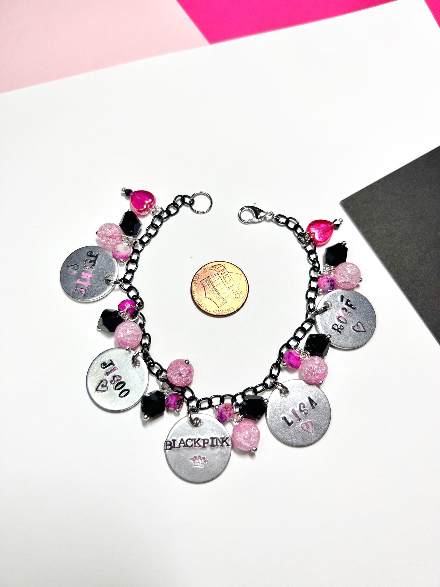 BP Blink K Pop Group Charm Bracelet