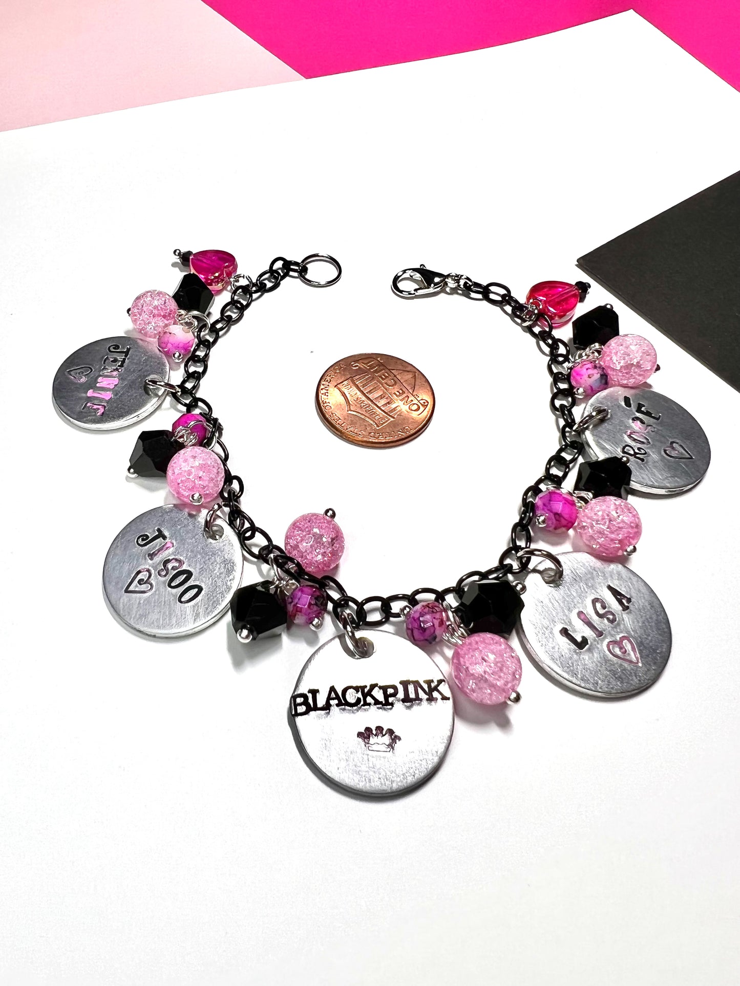 BP Blink K Pop Group Charm Bracelet