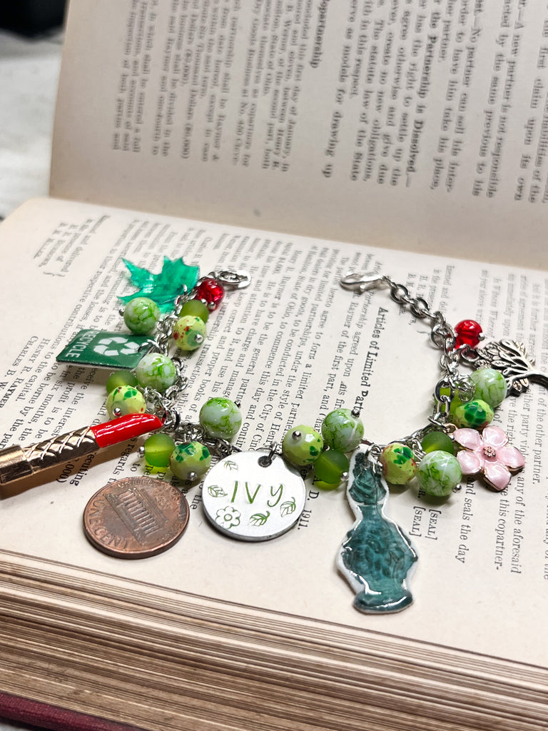 Poison Ivy Inspired Loaded Bracelet – Nerdy Robots Jewelry