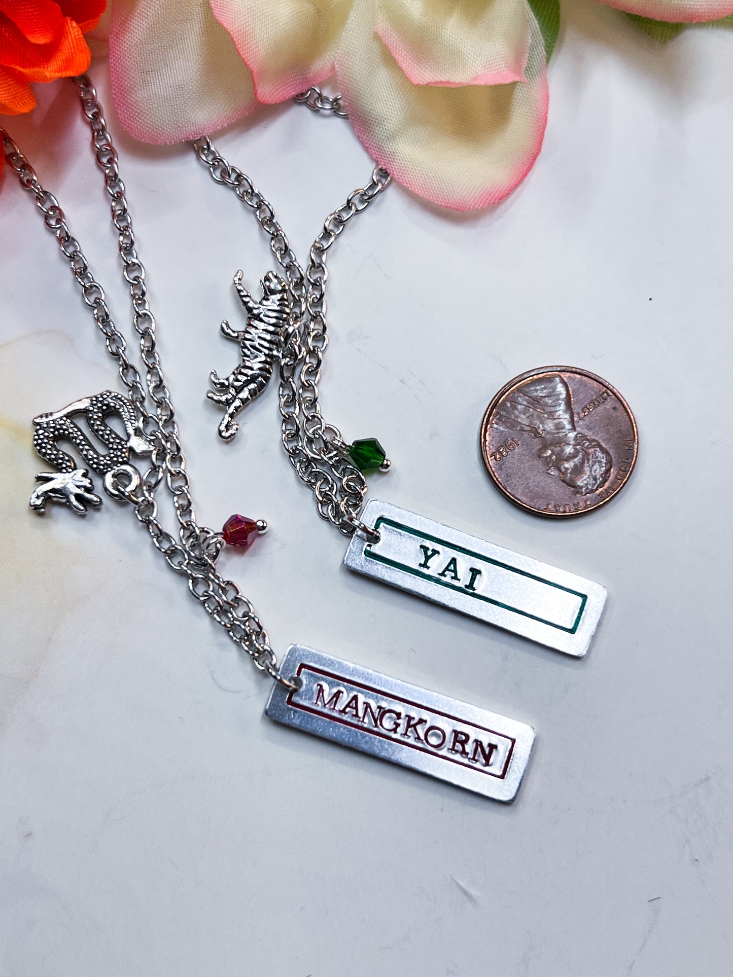 Yai and Mangkorn Big Dragon Necklaces