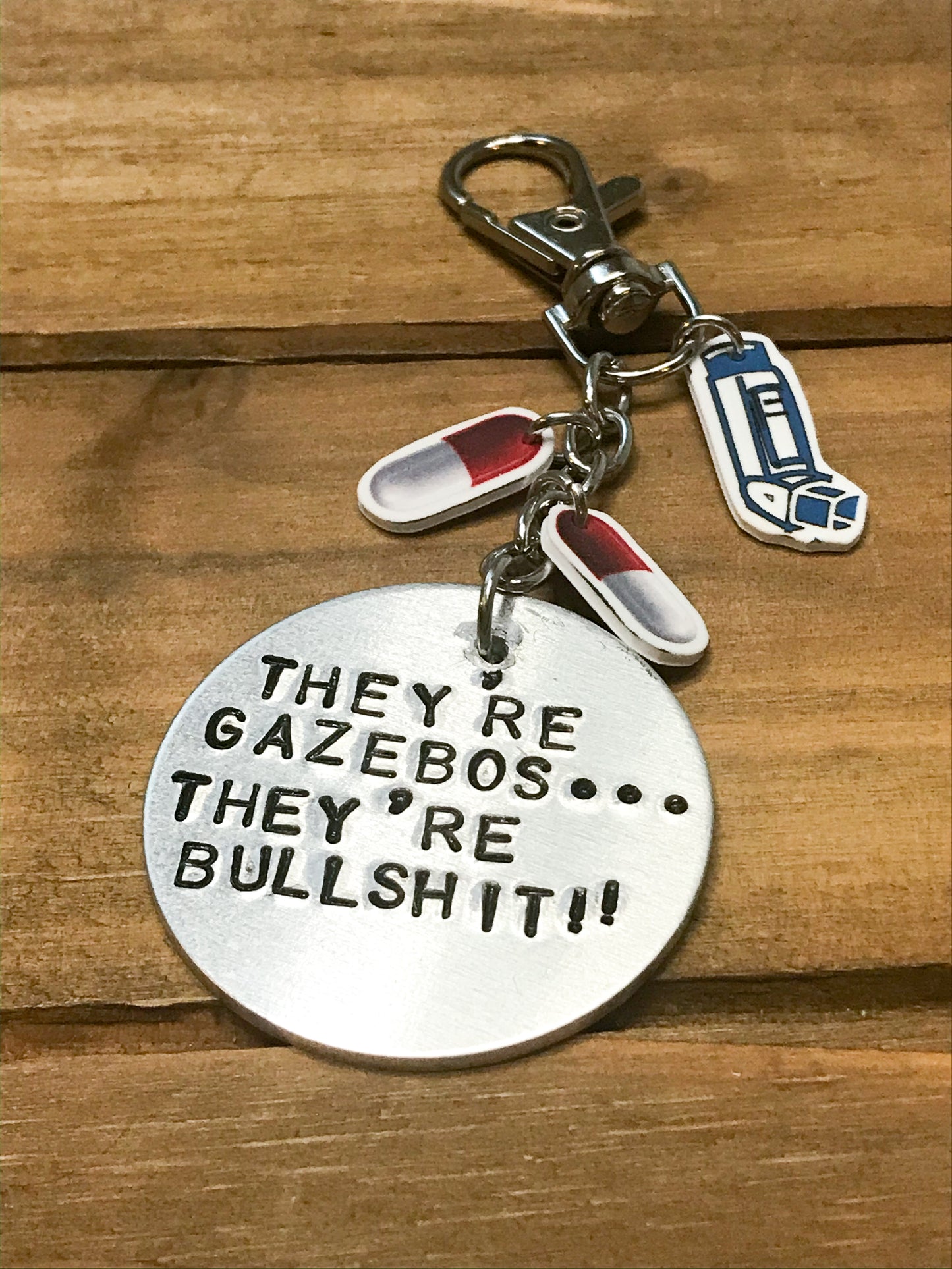 Gazebo's Stamped Key Chain