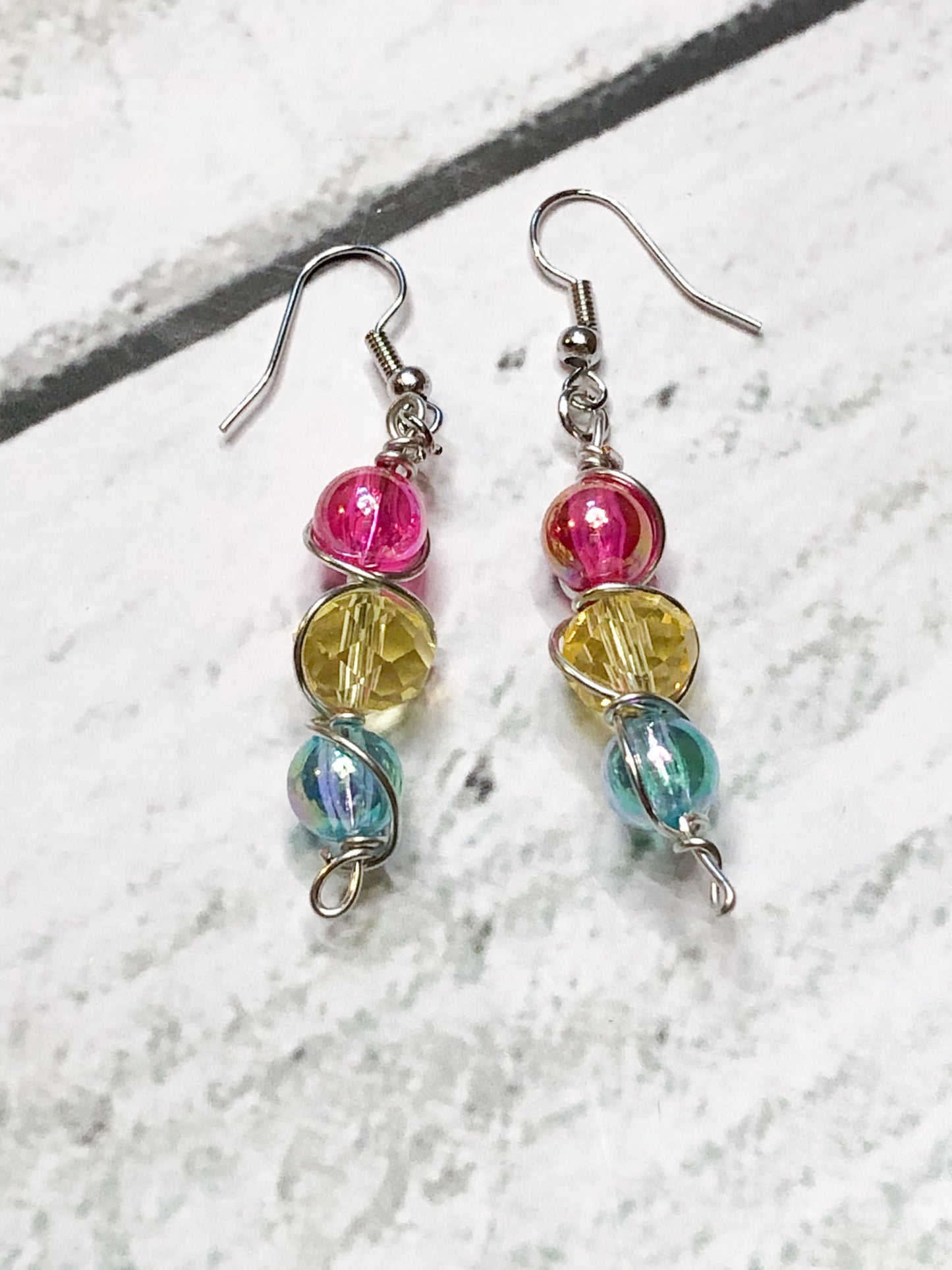 Pan Pride Flag Earrings