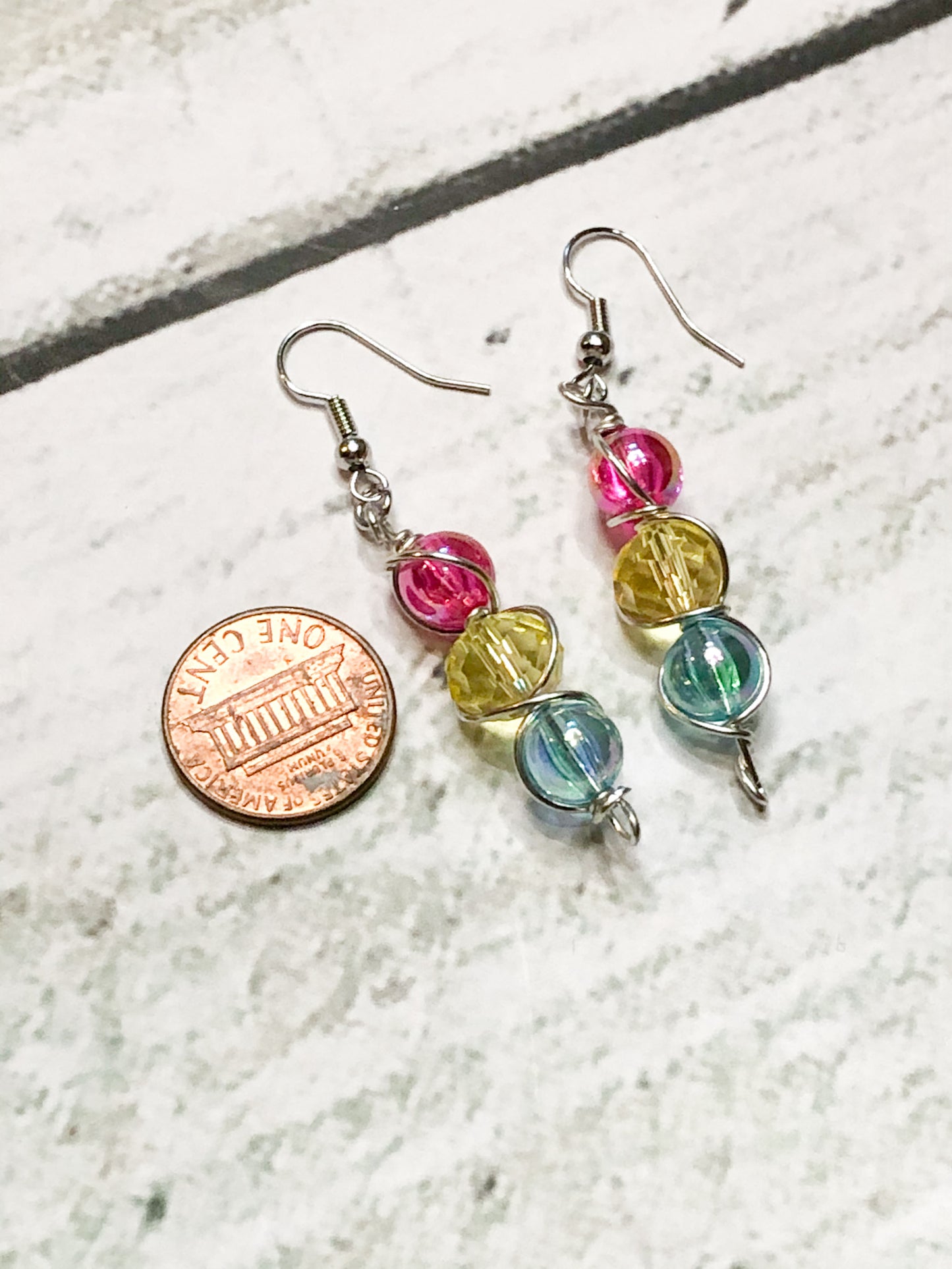 Pan Pride Flag Earrings