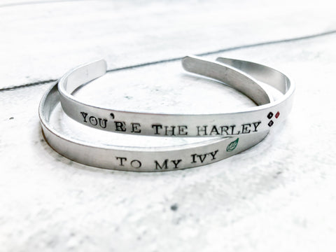 Harley to My Ivy Bff or Couples Bracelets