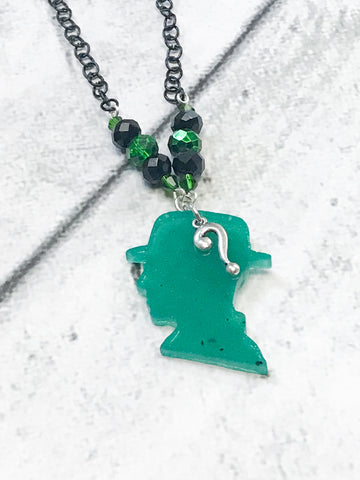 Riddler Silhouette Necklace