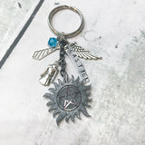 Sam or Cas Protection Key Chain